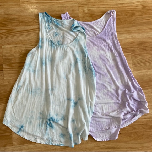 American Eagle Outfitters Tops - American Eagle Favorite Tank Bundle Tie Dye